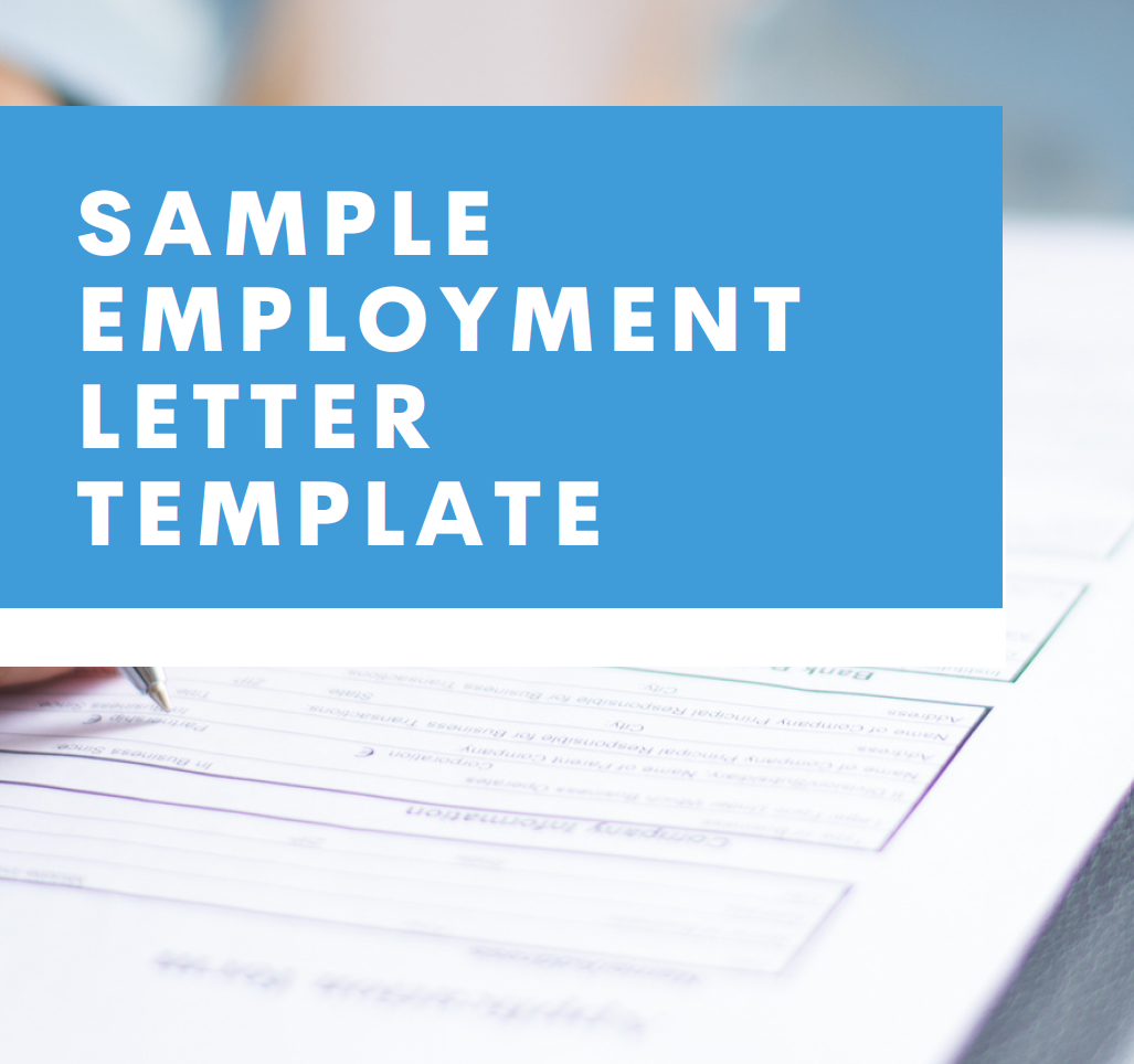 Sample Employment Letter